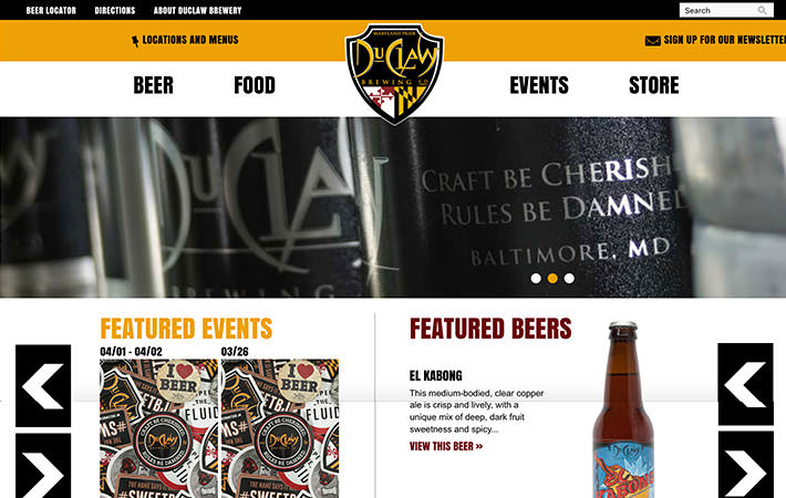 DuClaw Website Homepage Screenshot